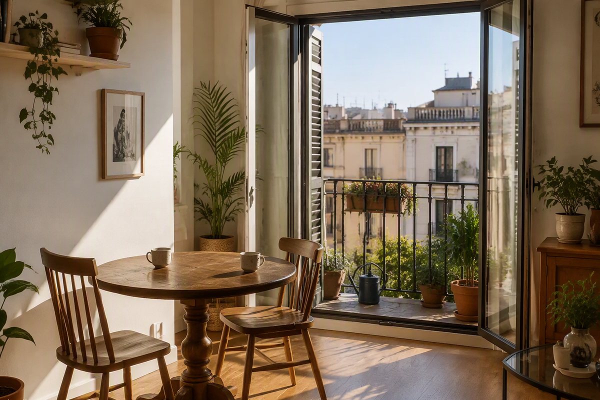 Comedor de una vivienda familiar en Zaragoza pendiente de valorar